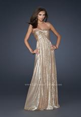 La Femme 17085.  Available in Gold, Peacock